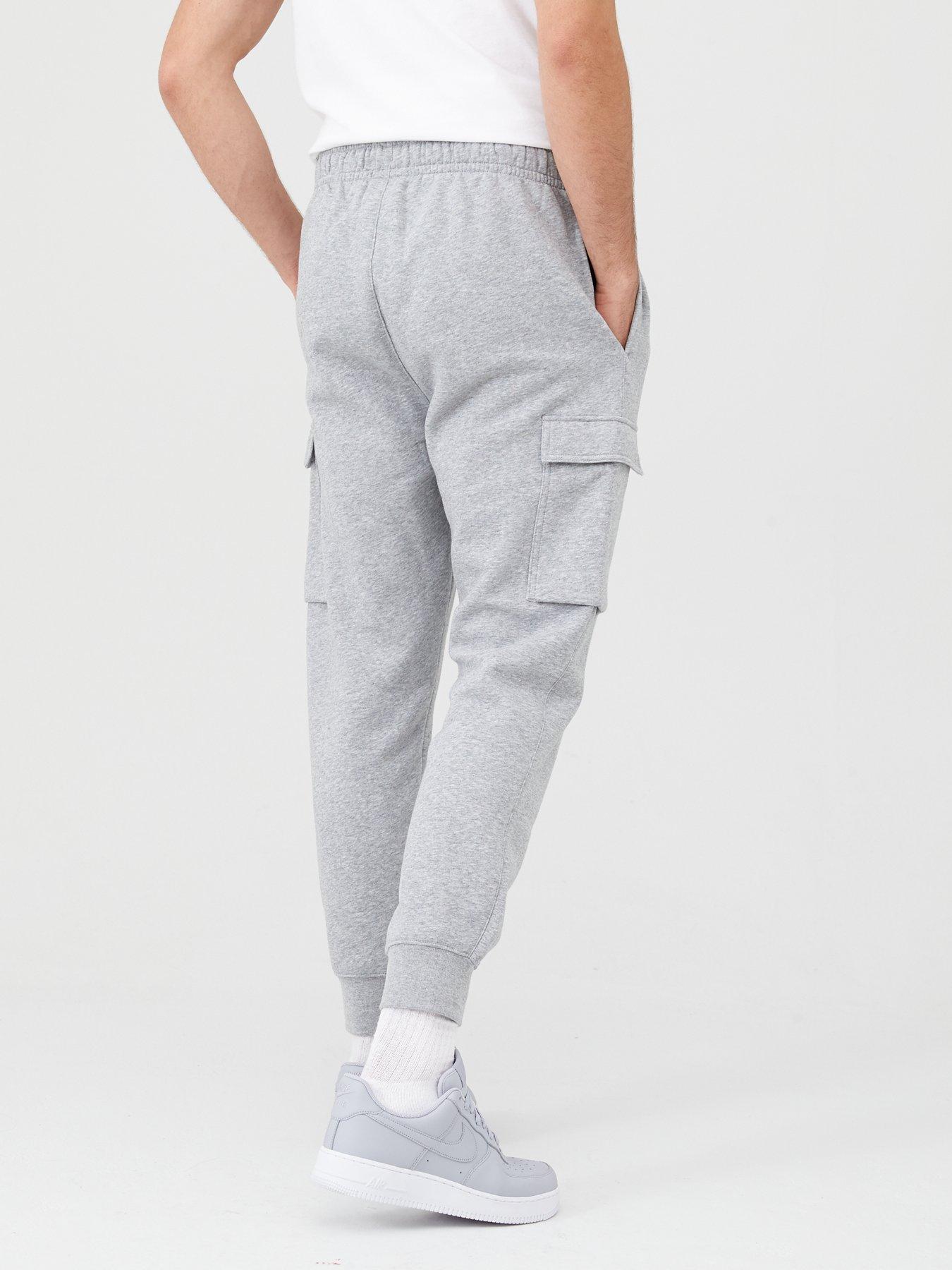 nike grey club fleece joggers