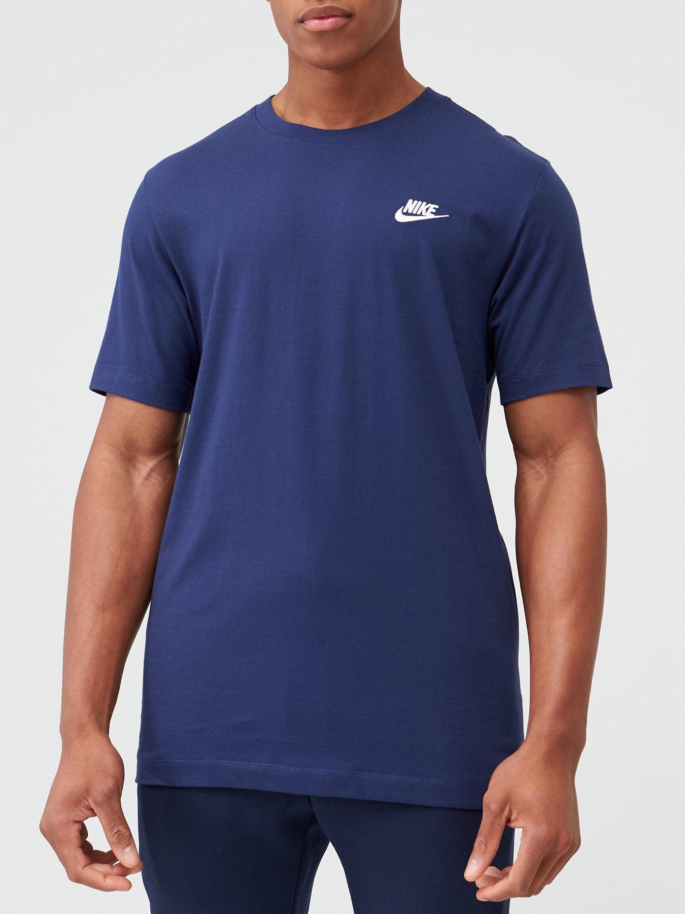 Navy blue hotsell nike shirt