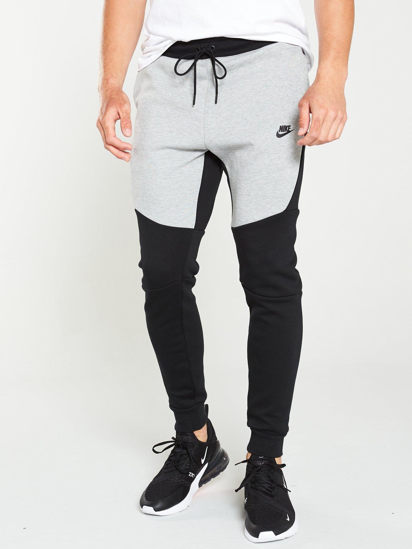 black and grey nike pants