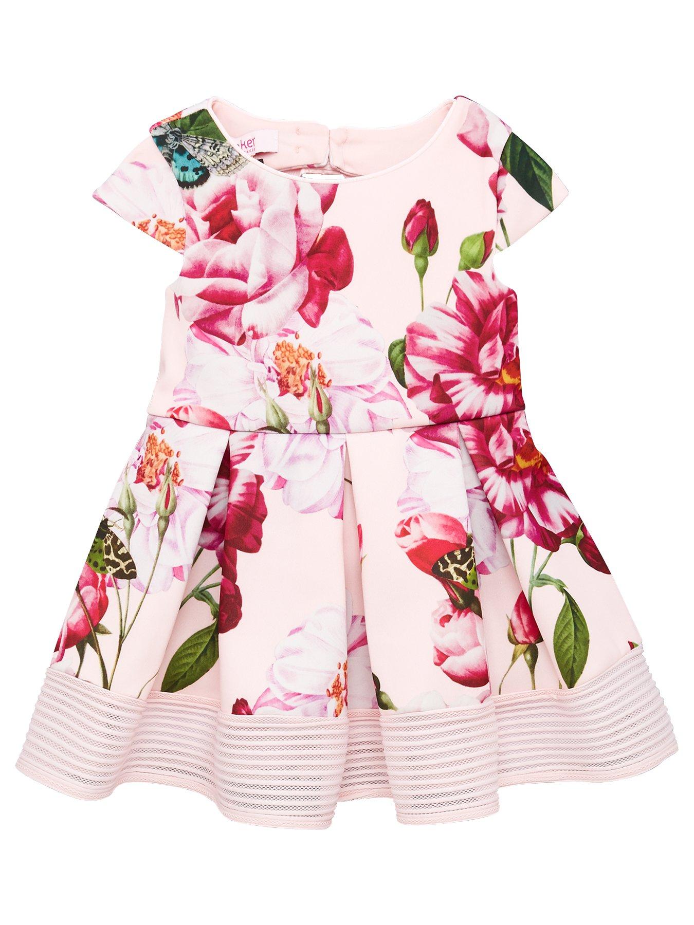 ted baker pink girls dress