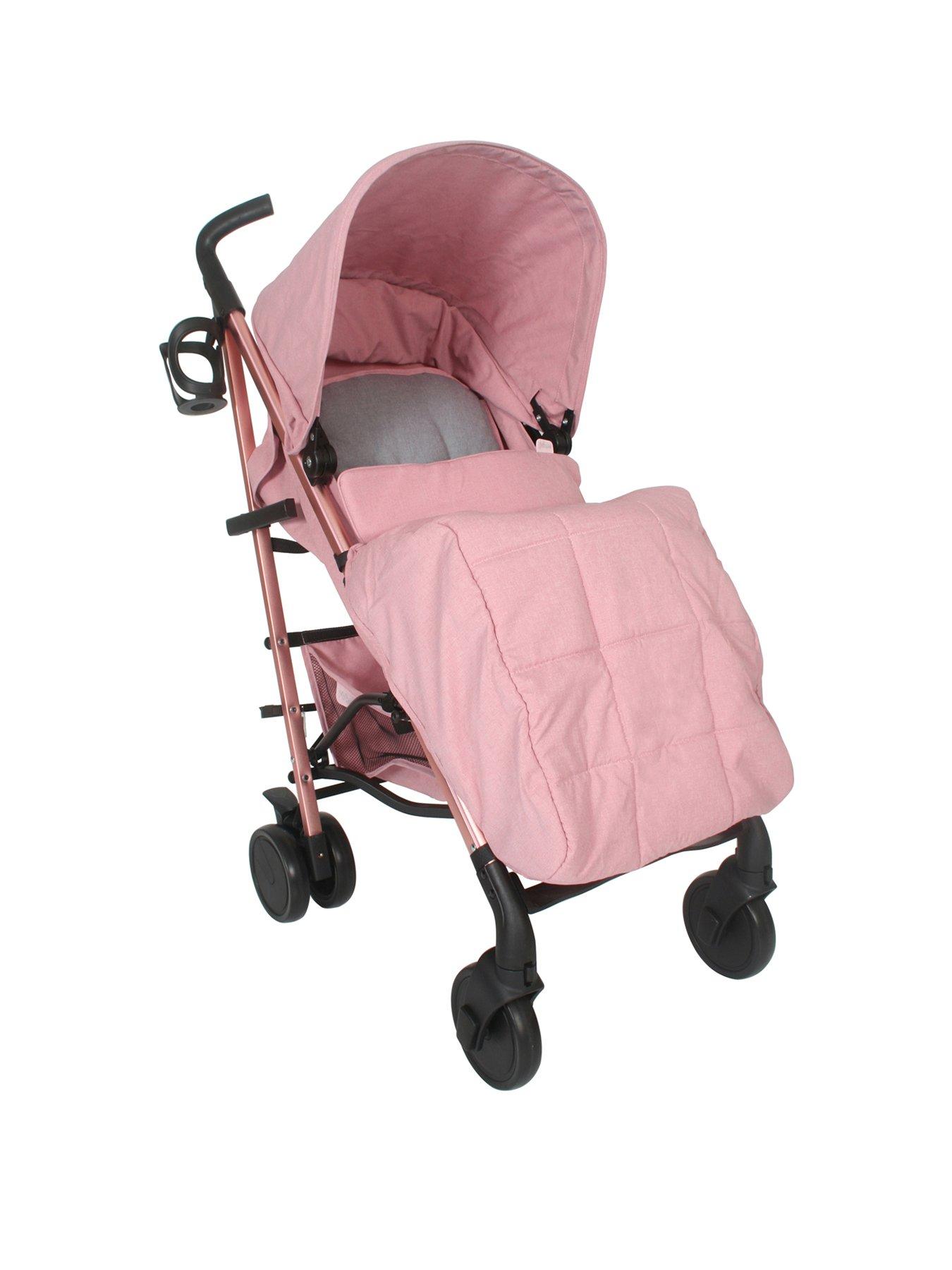 pink buggies and strollers