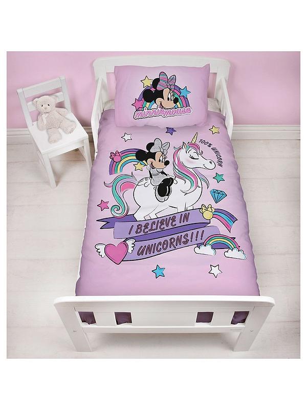 Minnie Mouse Believe Toddler Duvet Cover Littlewoods Com