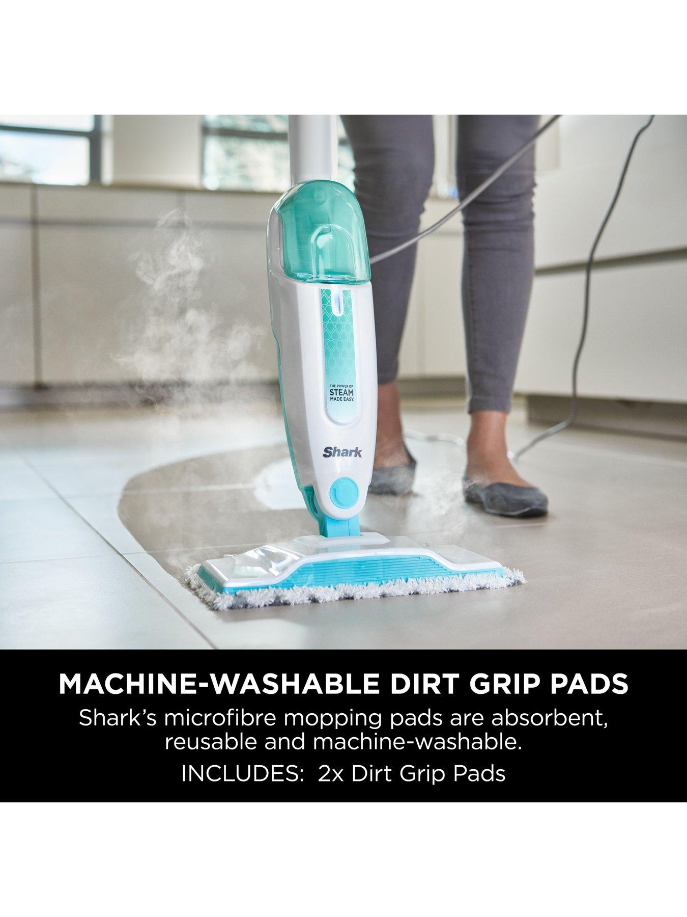 Image 3 of 7 of Shark Pro Steam Mop&nbsp;- Reusable, Machine Washable Cleaning Pads - 5.5 Metre Cord - White -&nbsp;S1000UK
