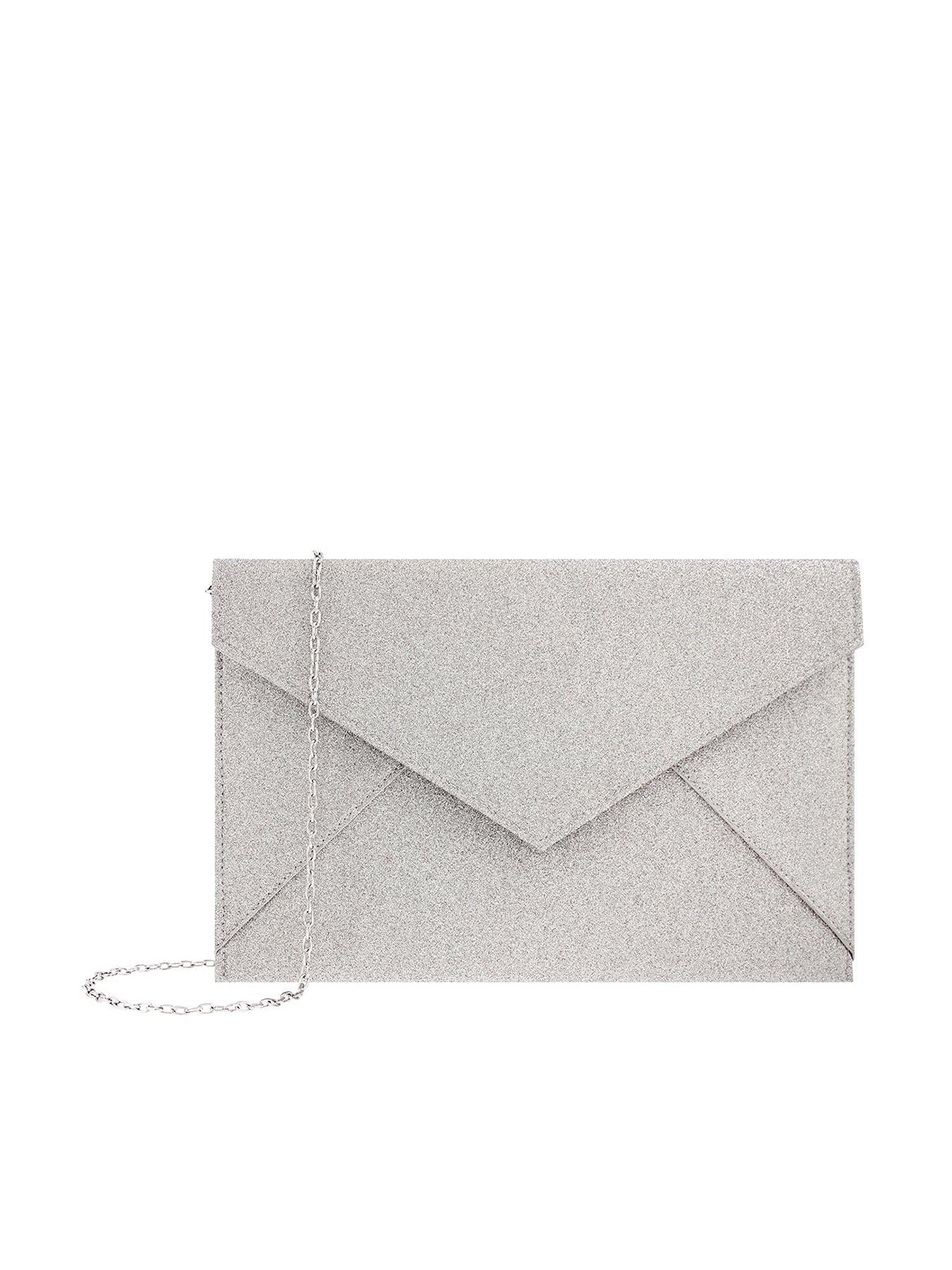 silver envelope bag