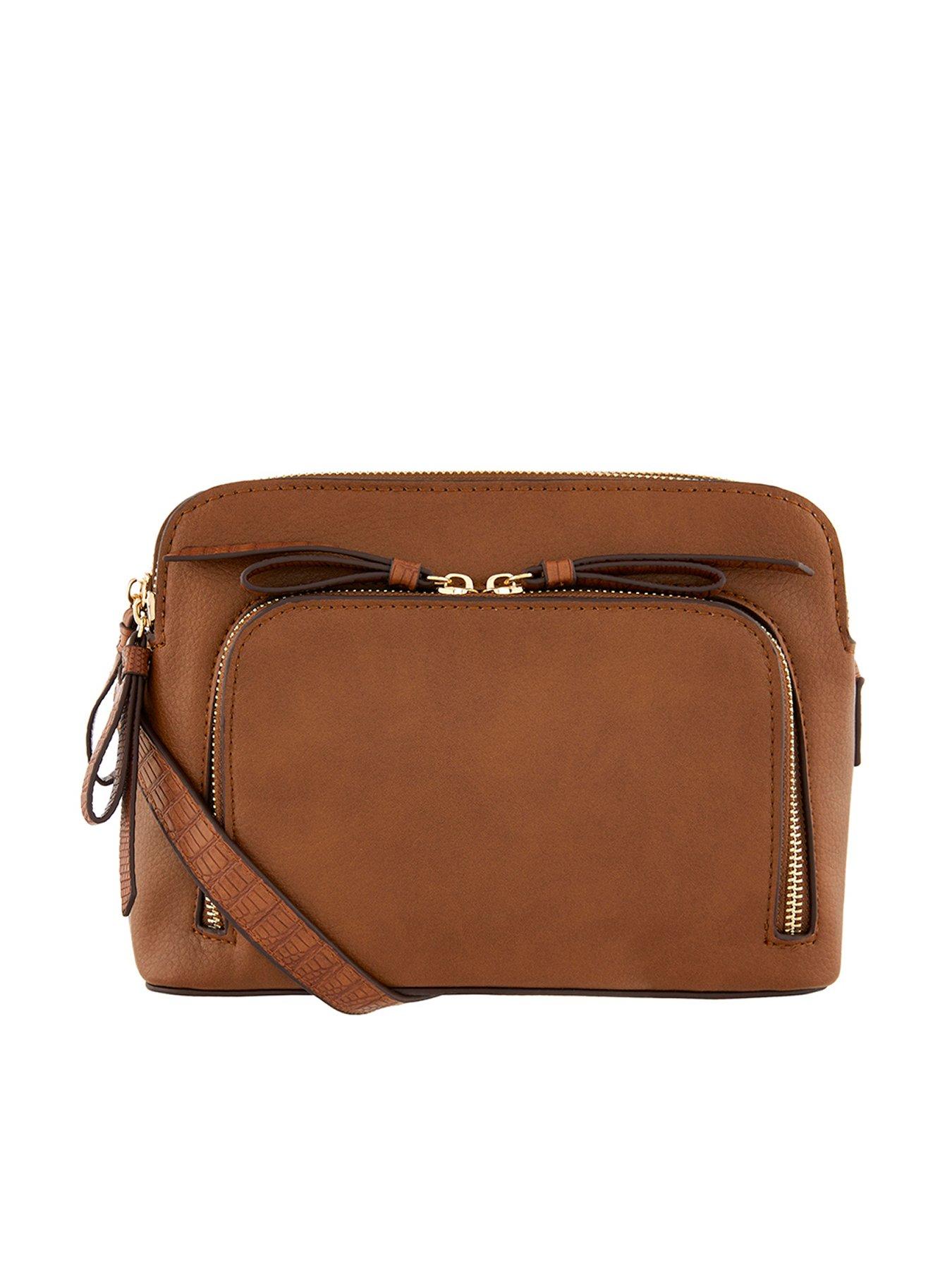 tan cross body bag