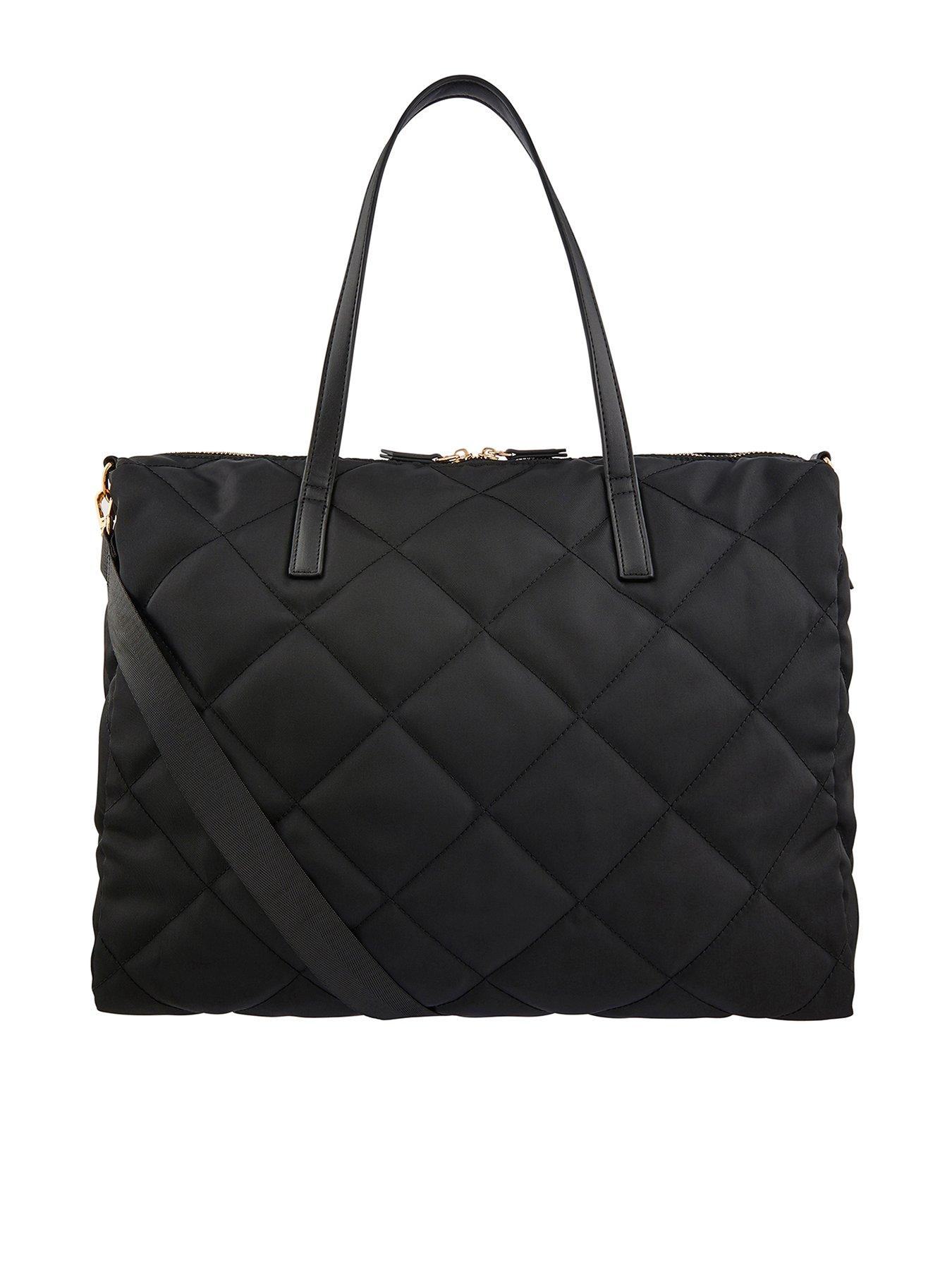 quilted weekender bag