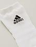  image of adidas-3-pack-no-show-sock-white
