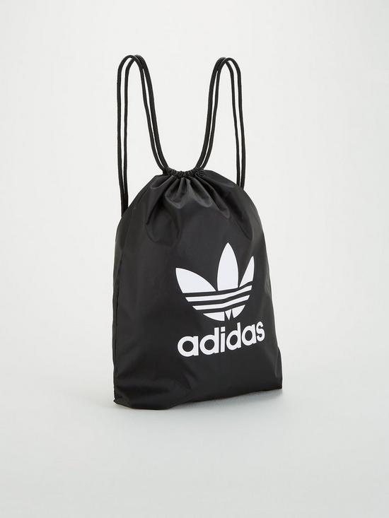 back image of adidas-originals-trefoil-gym-sack-black
