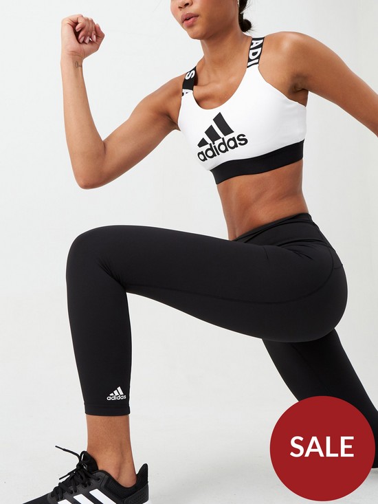 front image of adidas-believe-this-78-leggingsnbsp--black
