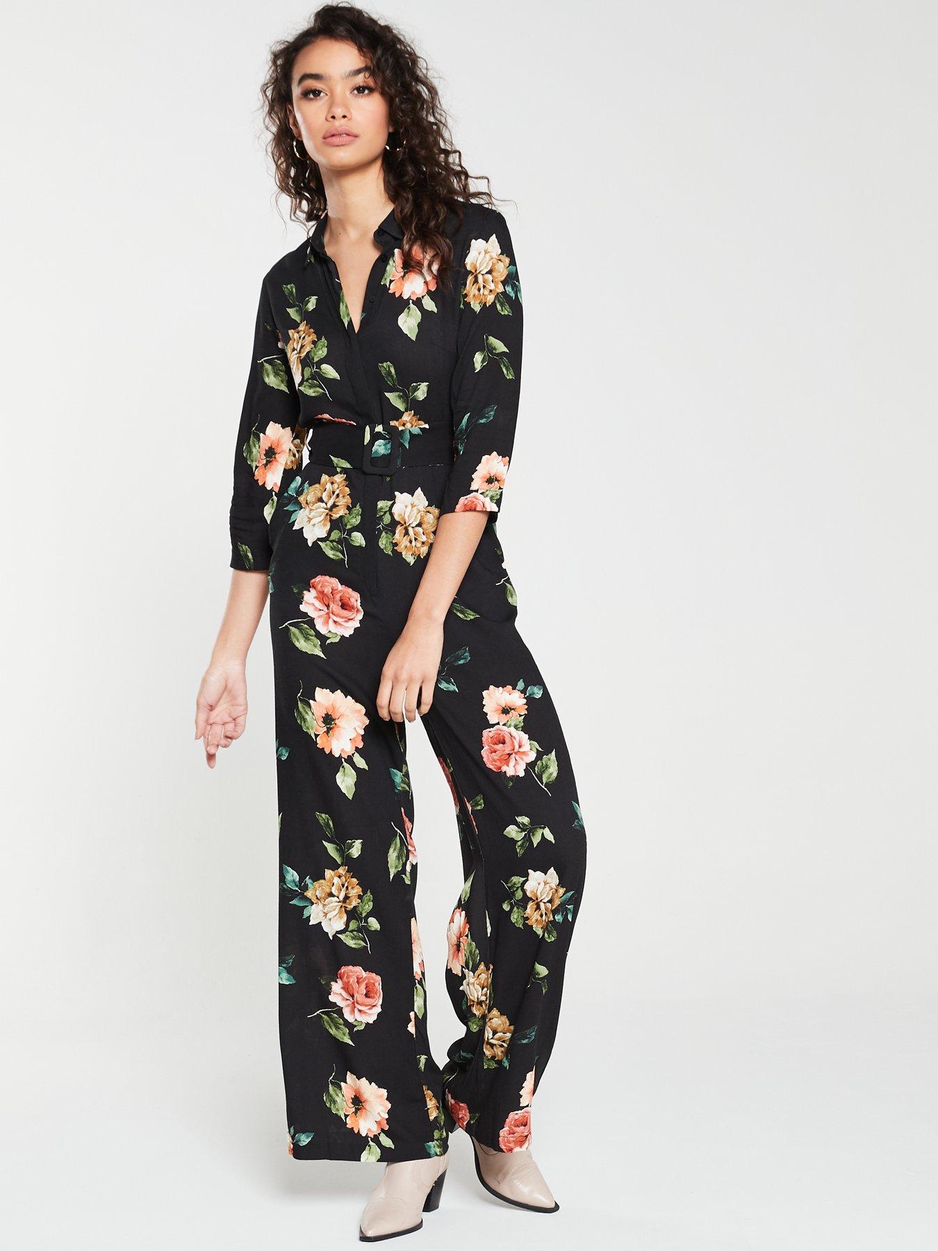 mango floral jumpsuit