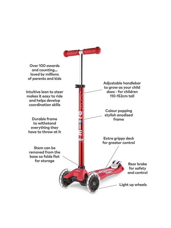 stillFront image of micro-scooter-maxi-deluxe-led-red-scooter