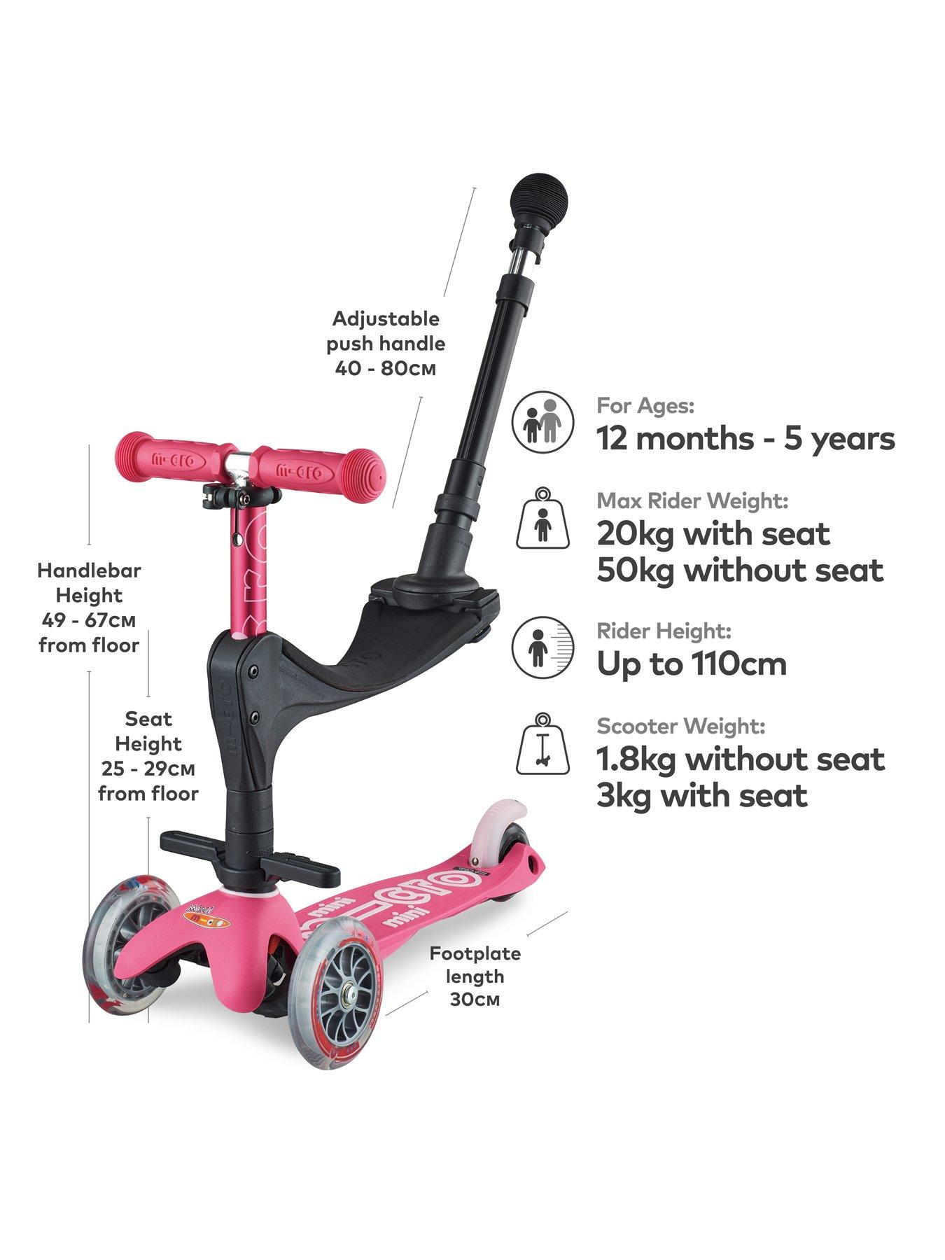 Micro Scooter 3-in-1 Mini Deluxe Plus 