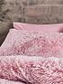  image of catherine-lansfield-cuddly-faux-fur-duvet-cover-set-pink