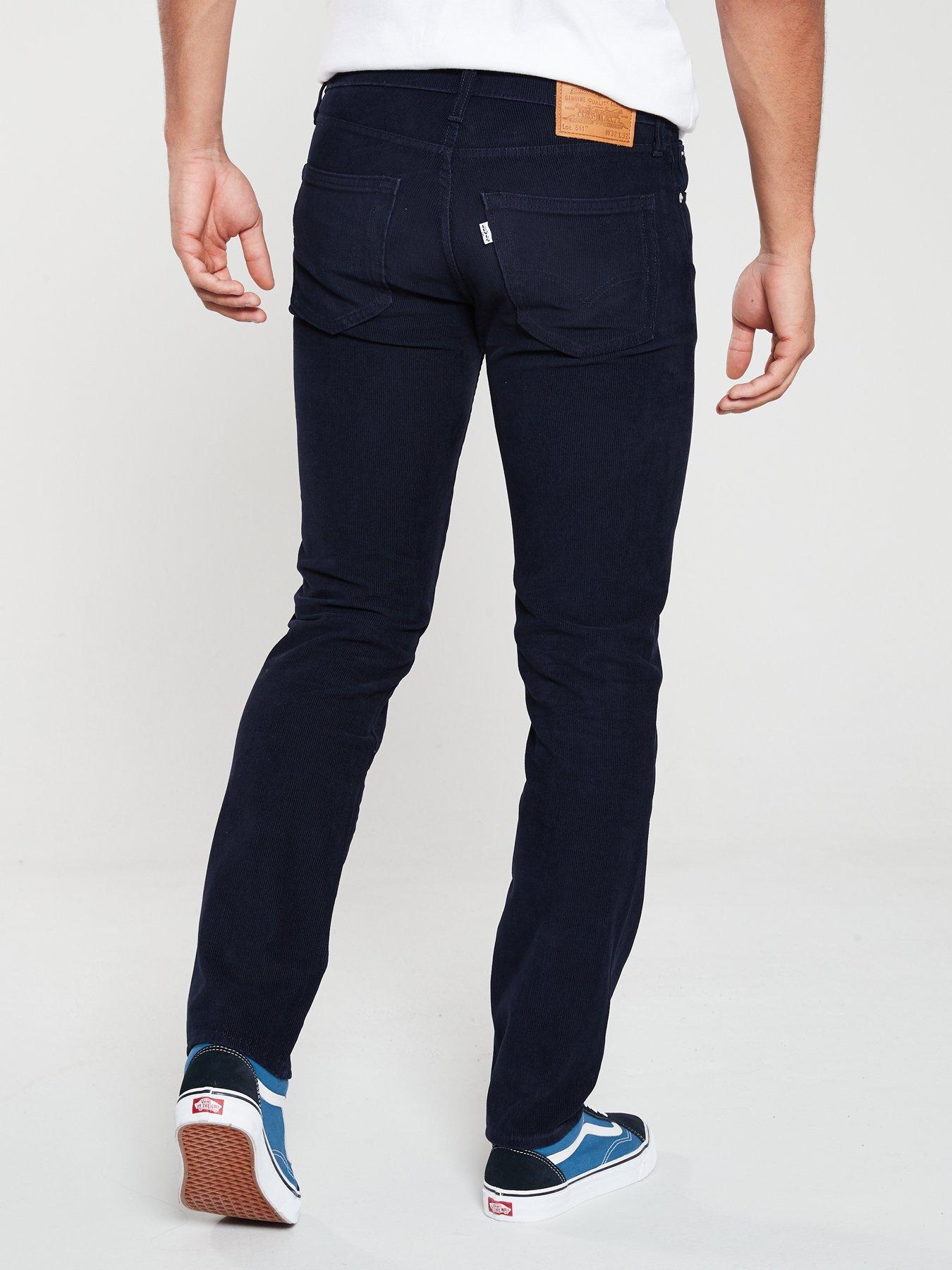 levi's 511 corduroy blue