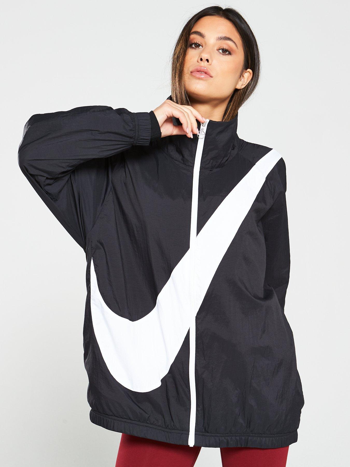 nike big swoosh woven jacket