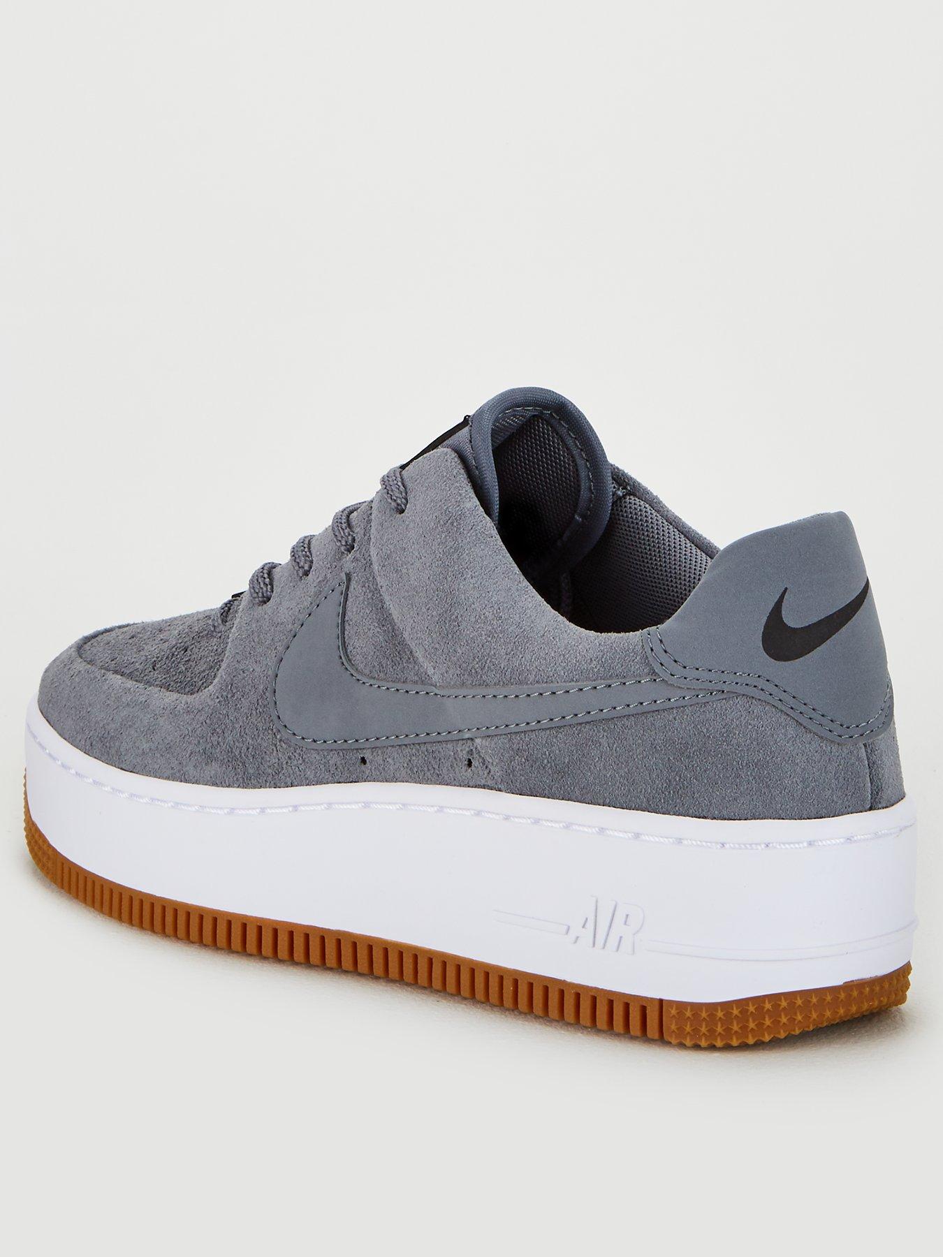 nike air force 1 sage low gray