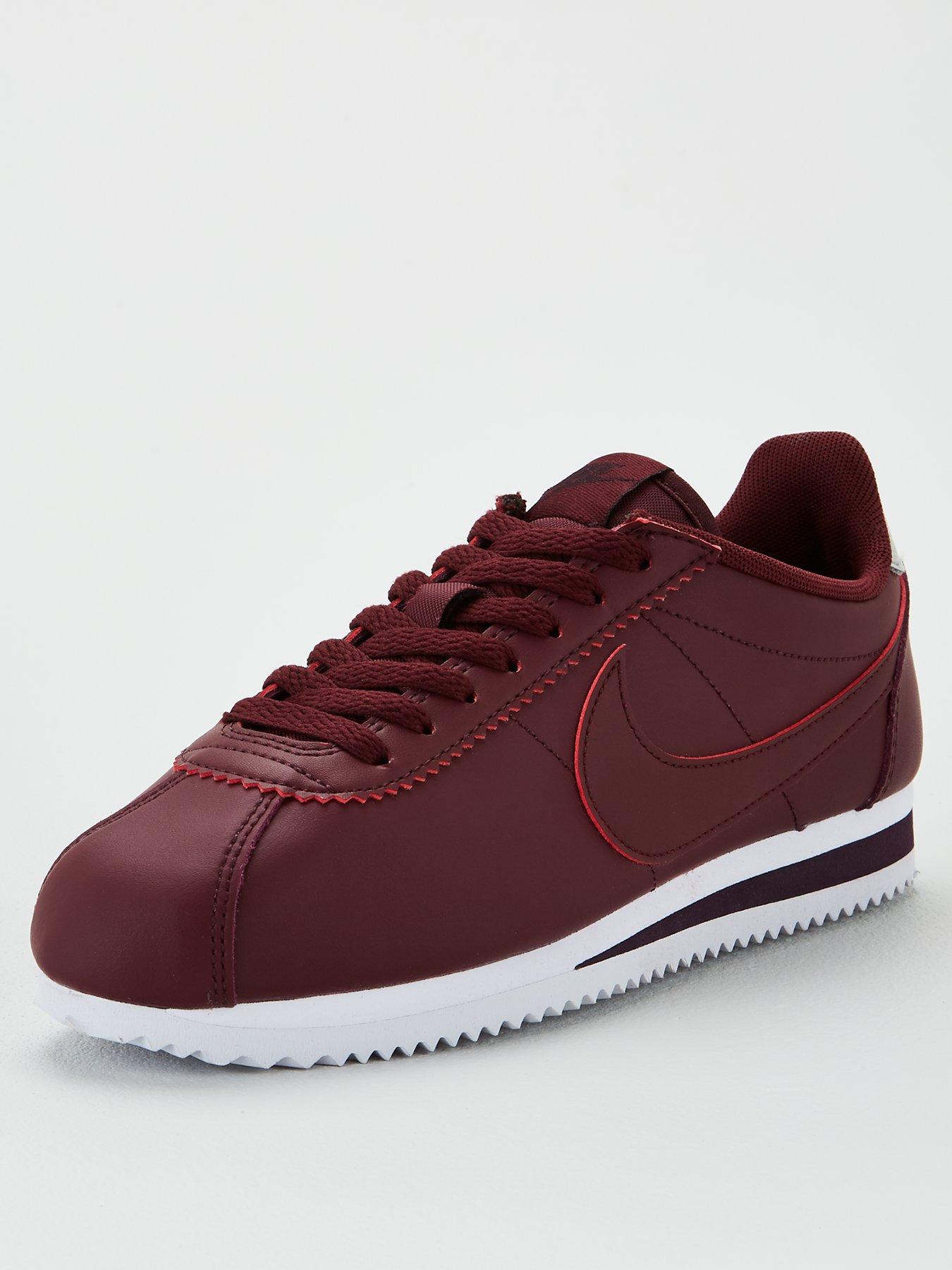 nike cortez leather marron