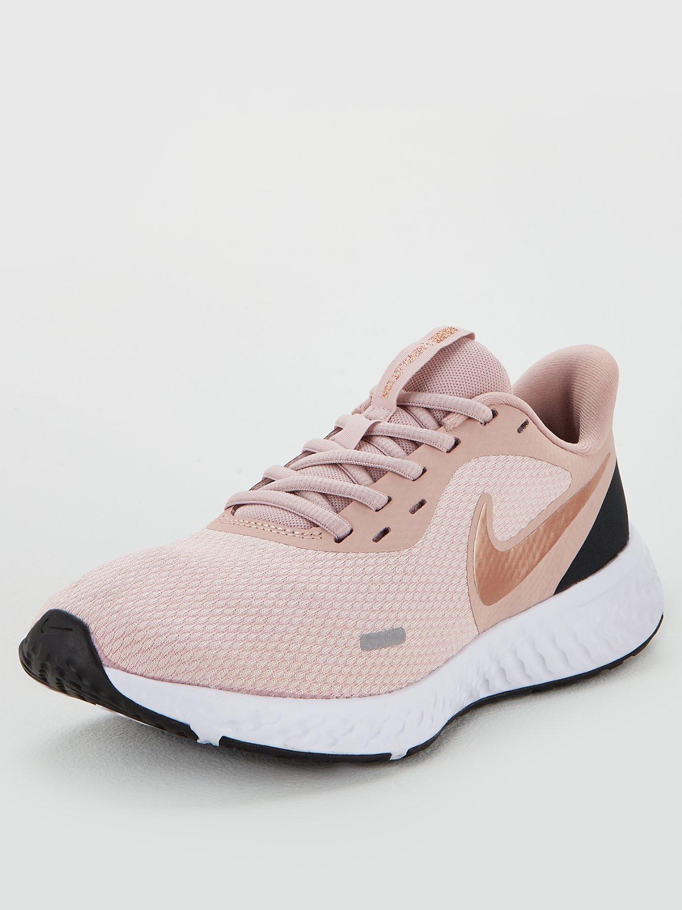 blush pink nike trainers