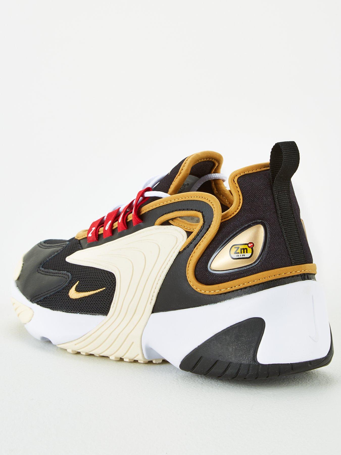 nike zoom 2k black gold