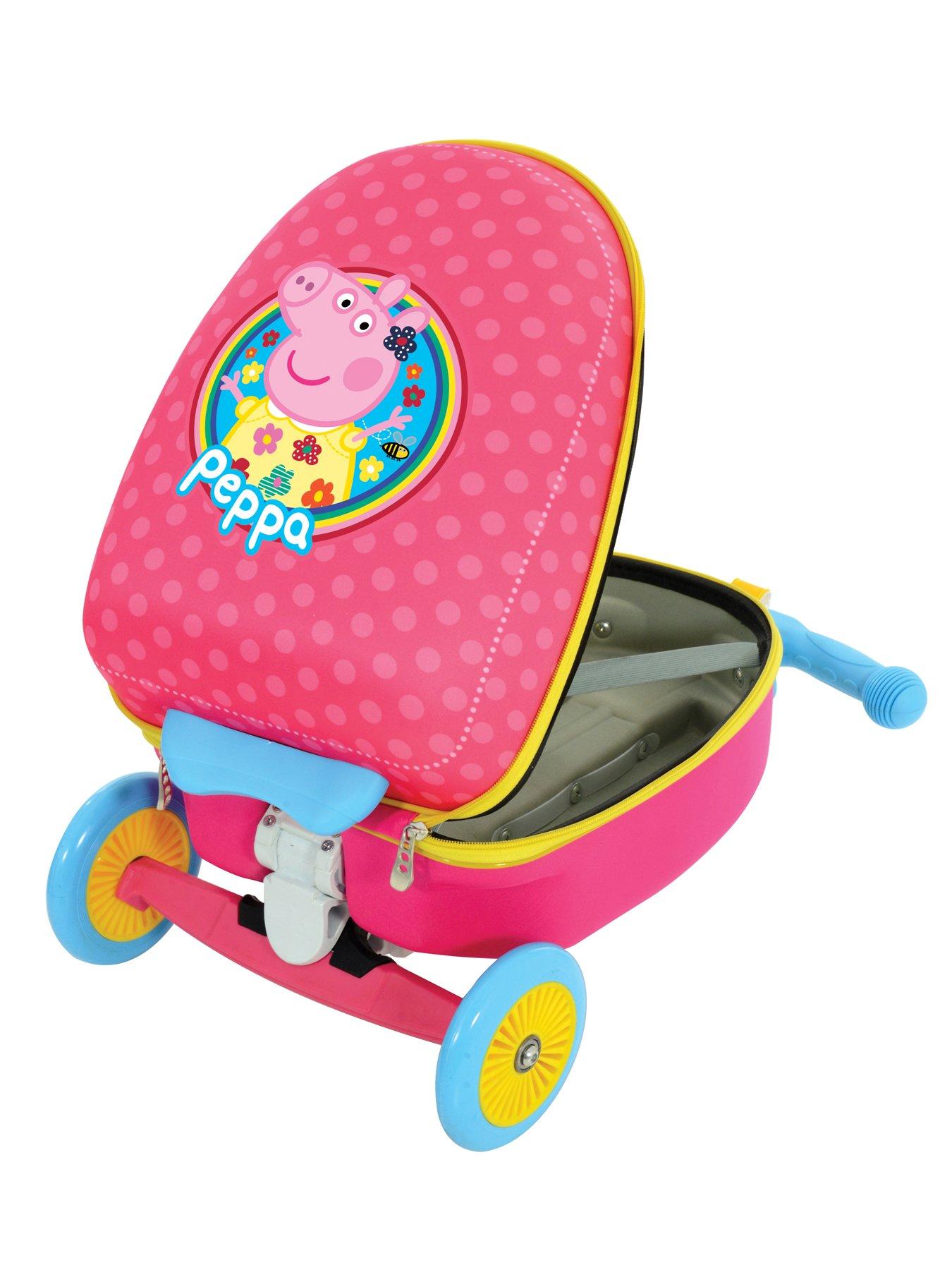 peppa pig ride on suitcase