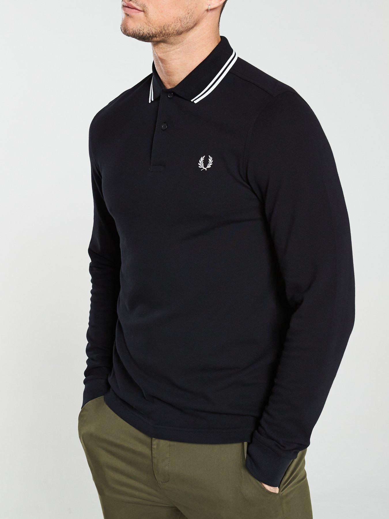 fred perry polo neck