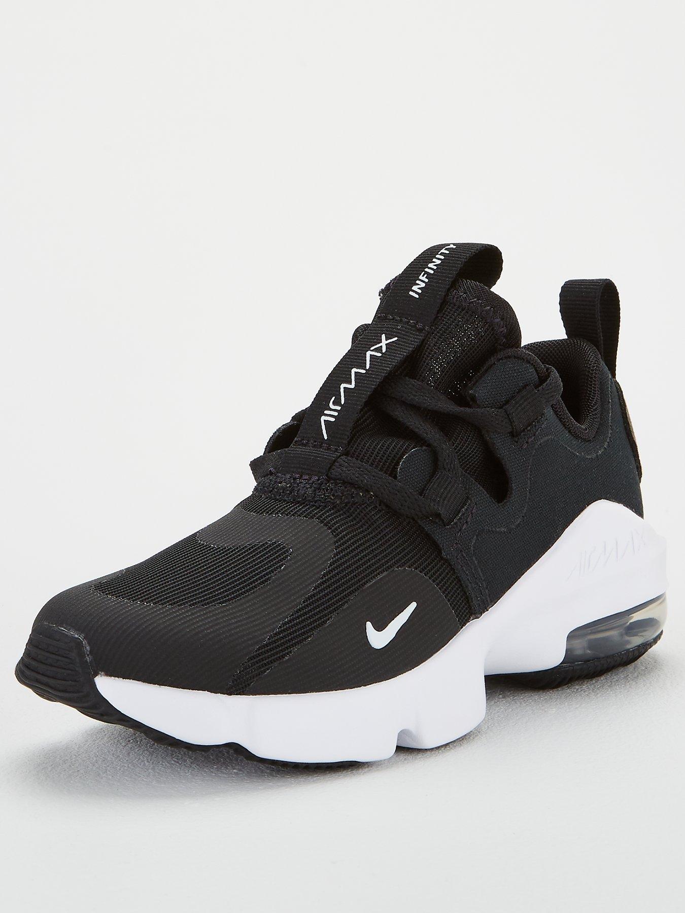 nike black childrens trainers