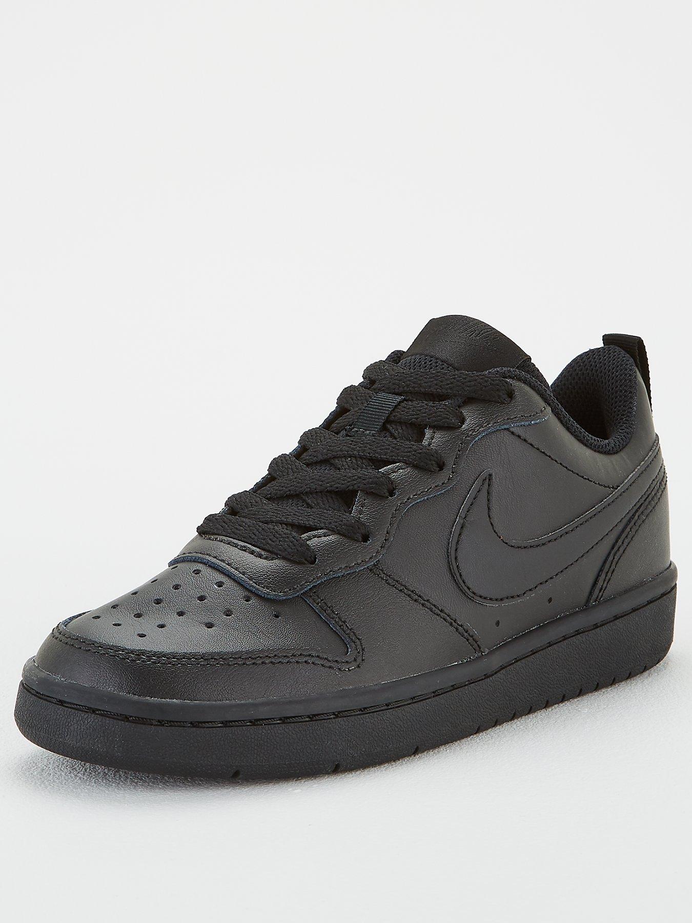 nike court borough junior black