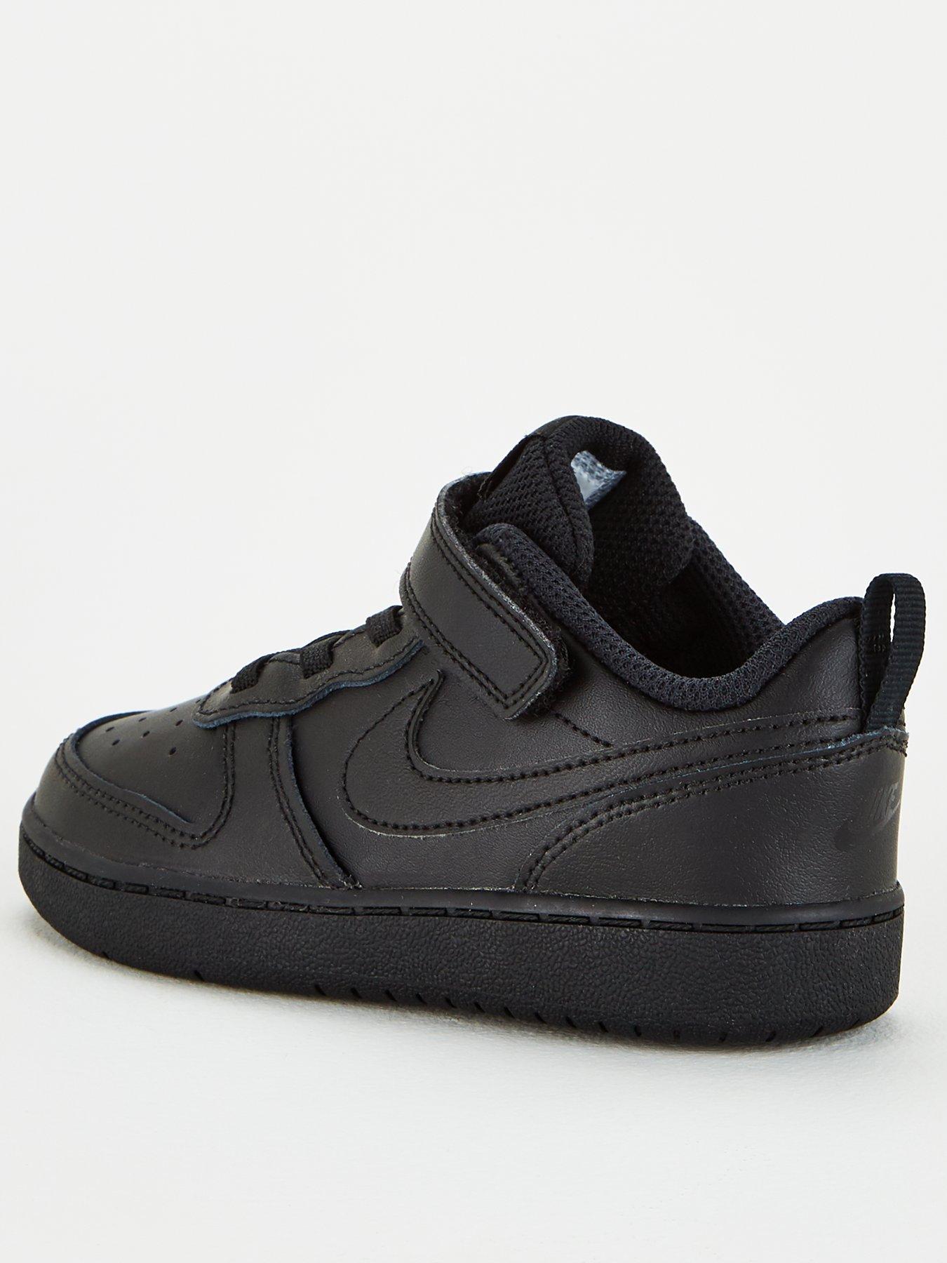 Nike Court Borough Low 2 Toddler Trainers - Black | littlewoods.com