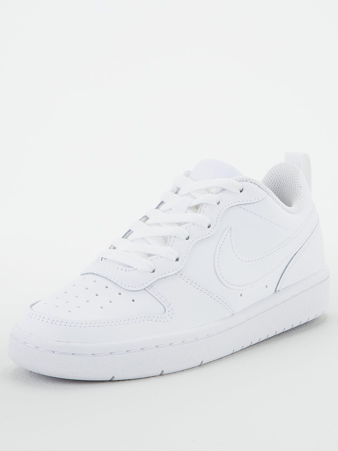 Nike white court sales borough low