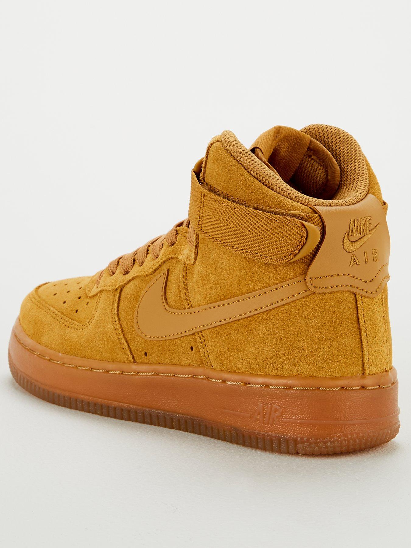 nike air force 1 junior tan