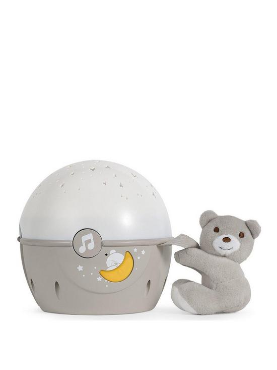 front image of chicco-next2-stars-light-projector-grey