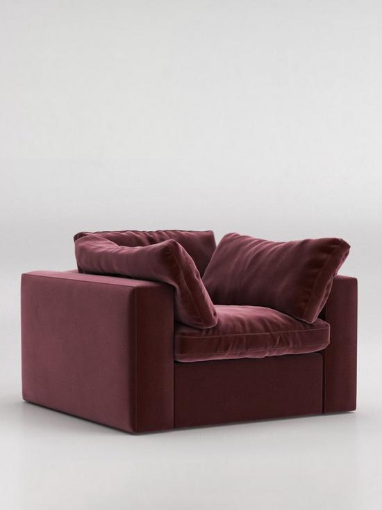 front image of swoon-seattle-fabric-armchair