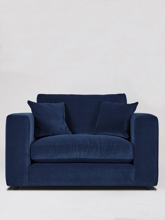 front image of swoon-althaea-fabric-love-seat