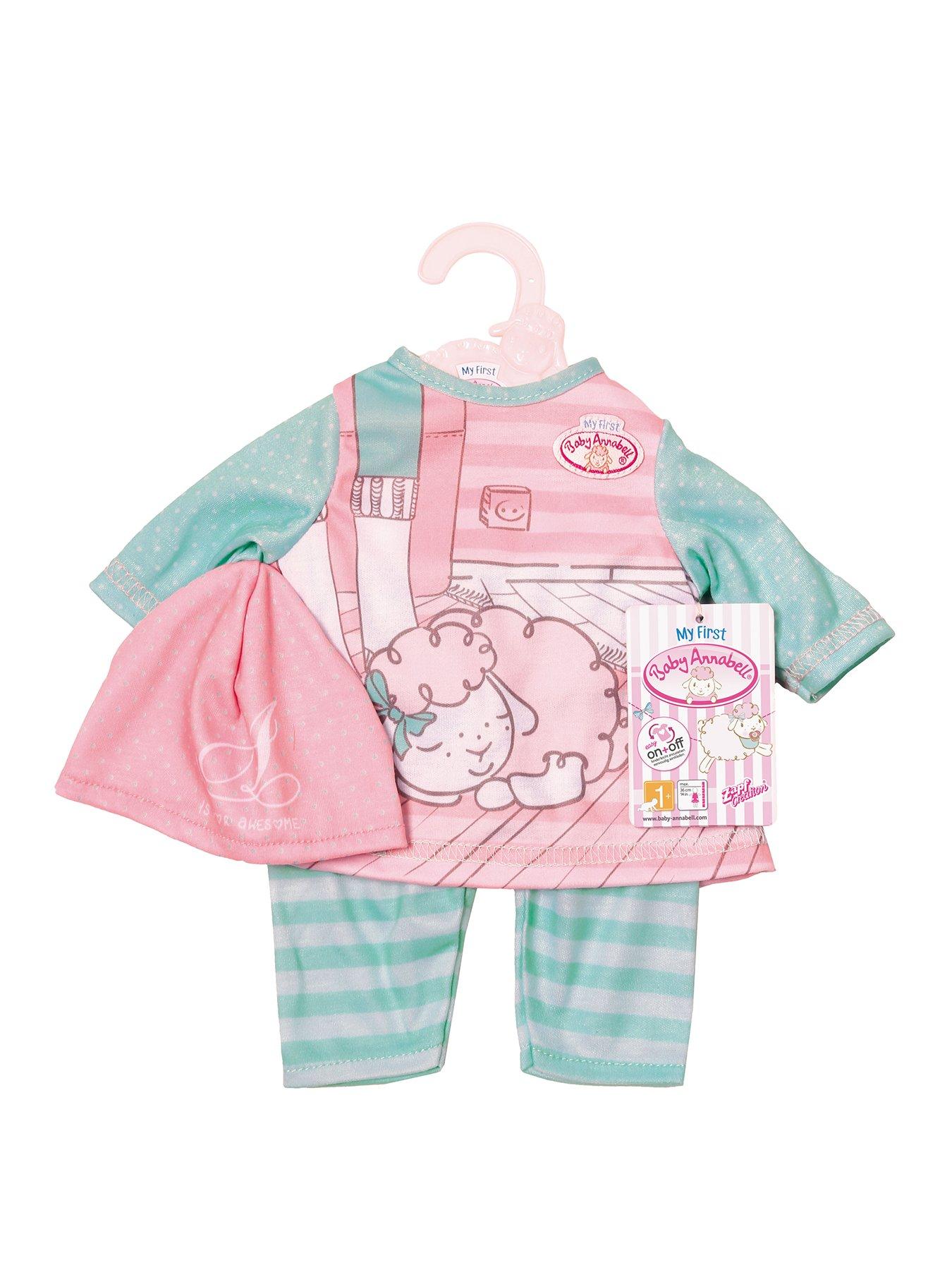 baby annabell play outfit assortment