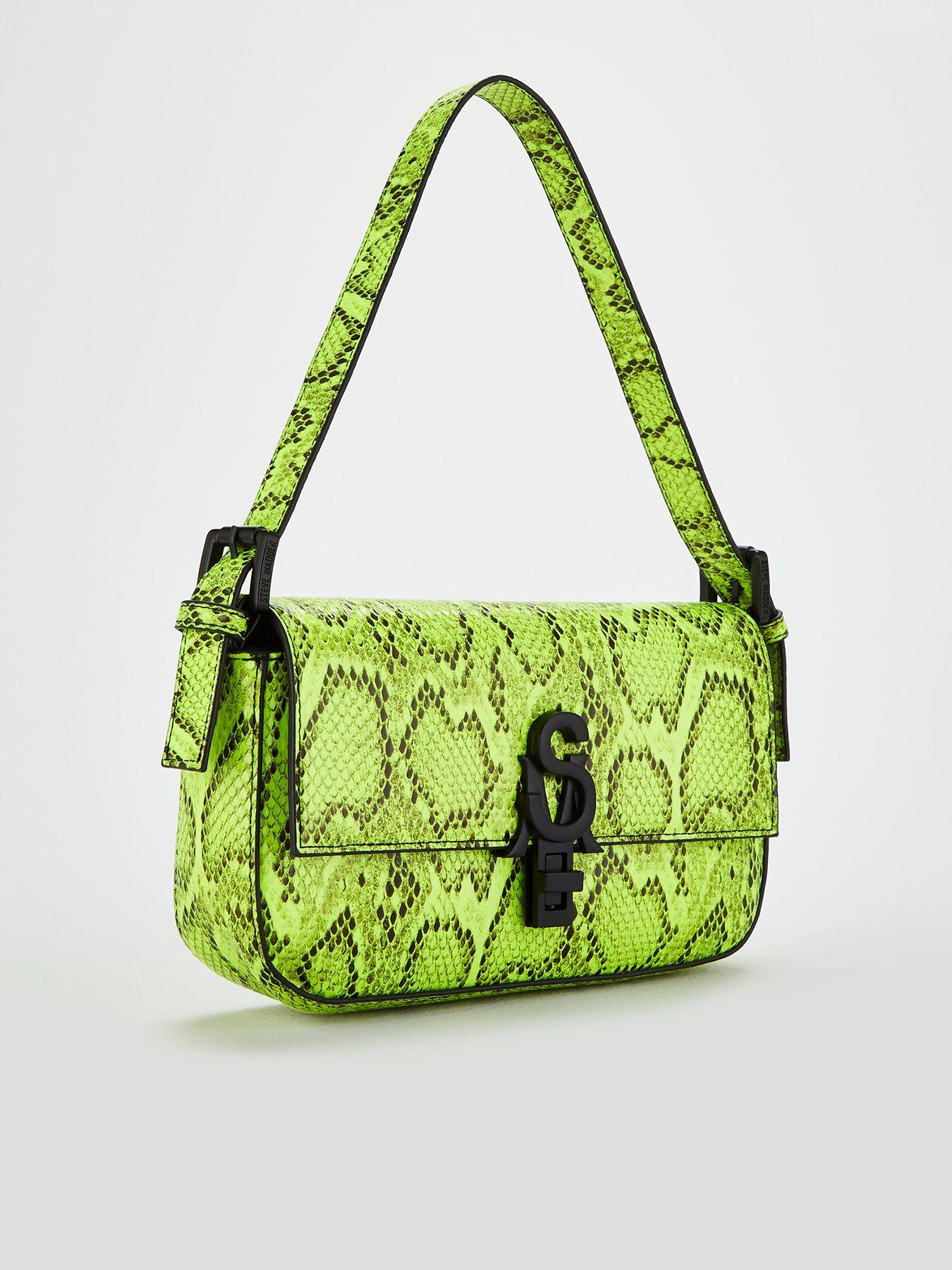 steve madden snake print purse