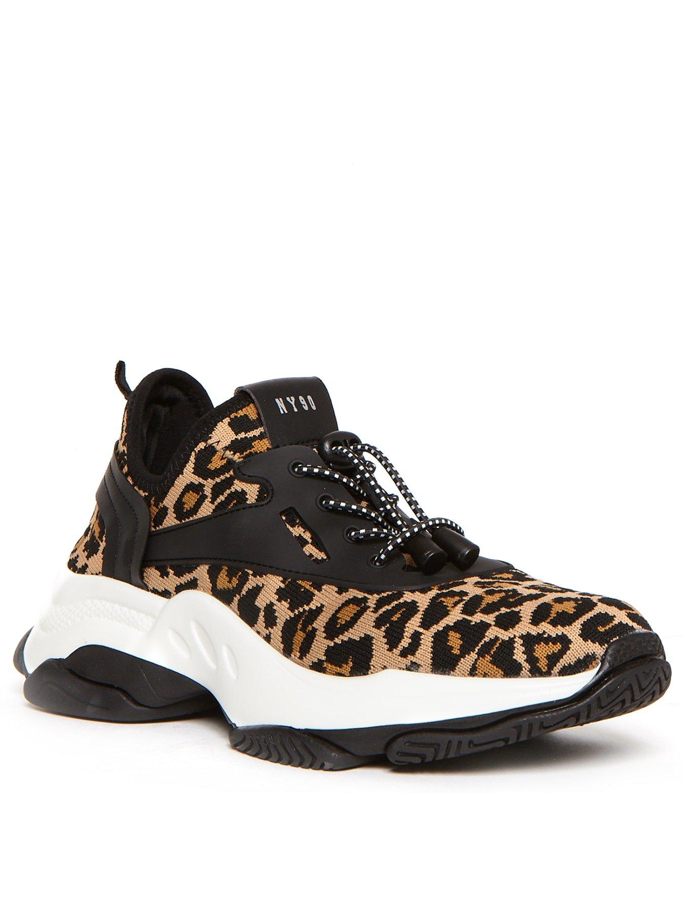 steve madden leopard trainers