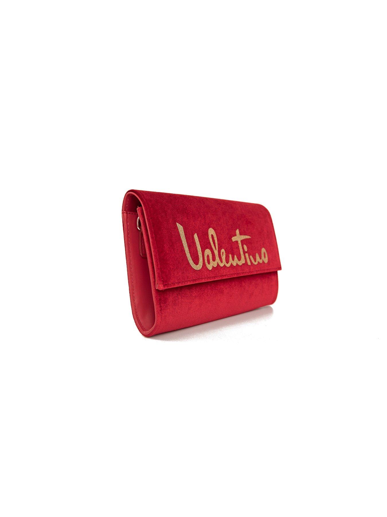 valentino red velvet bag