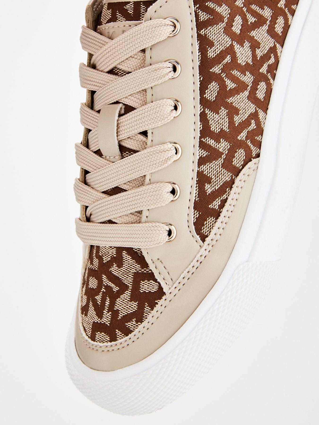 dkny reesa logo trainers