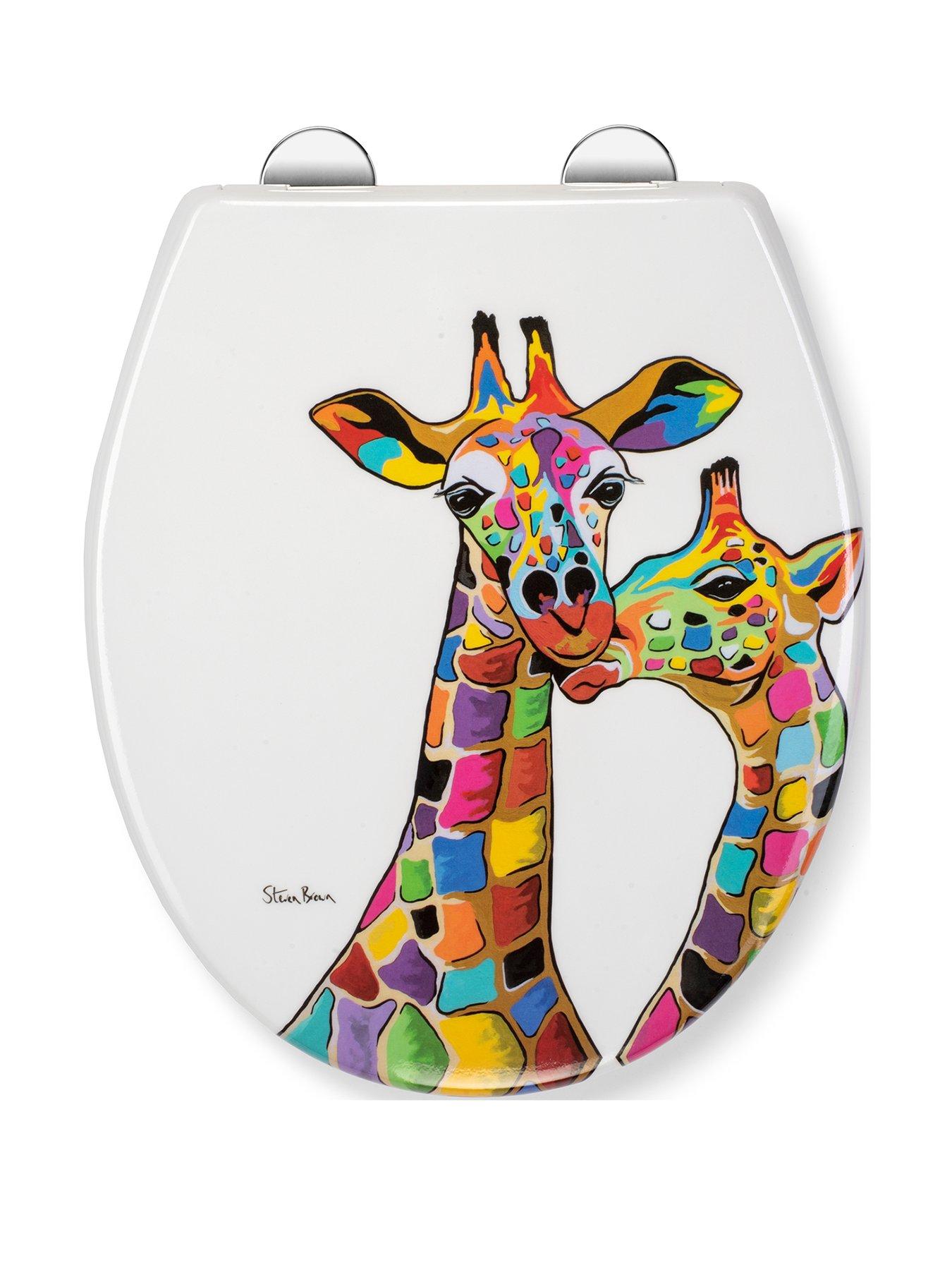 Image 2 of 7 of Croydex Steven Brown Toilet Seat - Francie &amp; Josie
