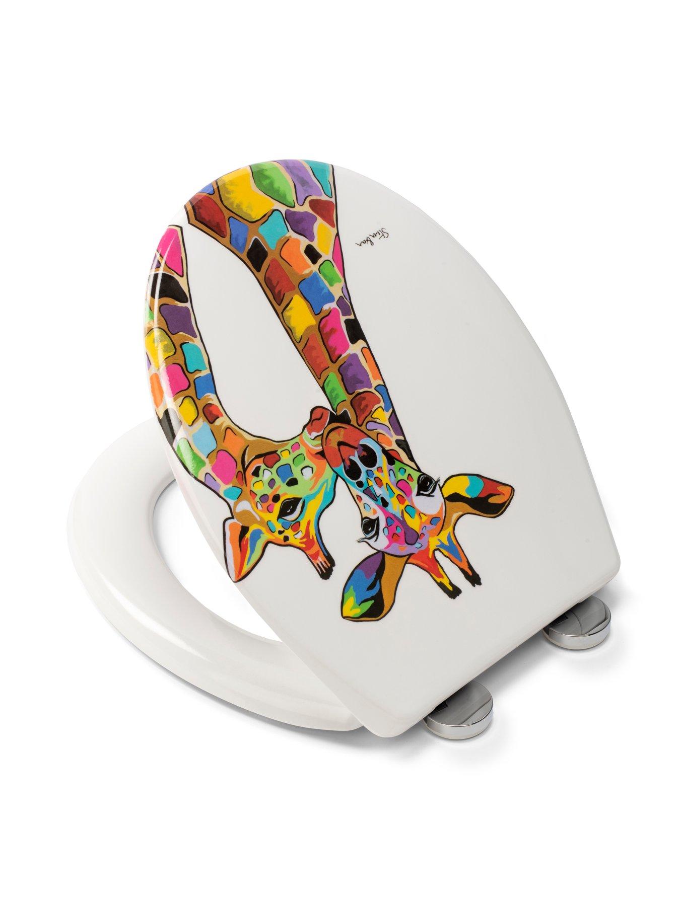 Image 4 of 7 of Croydex Steven Brown Toilet Seat - Francie &amp; Josie