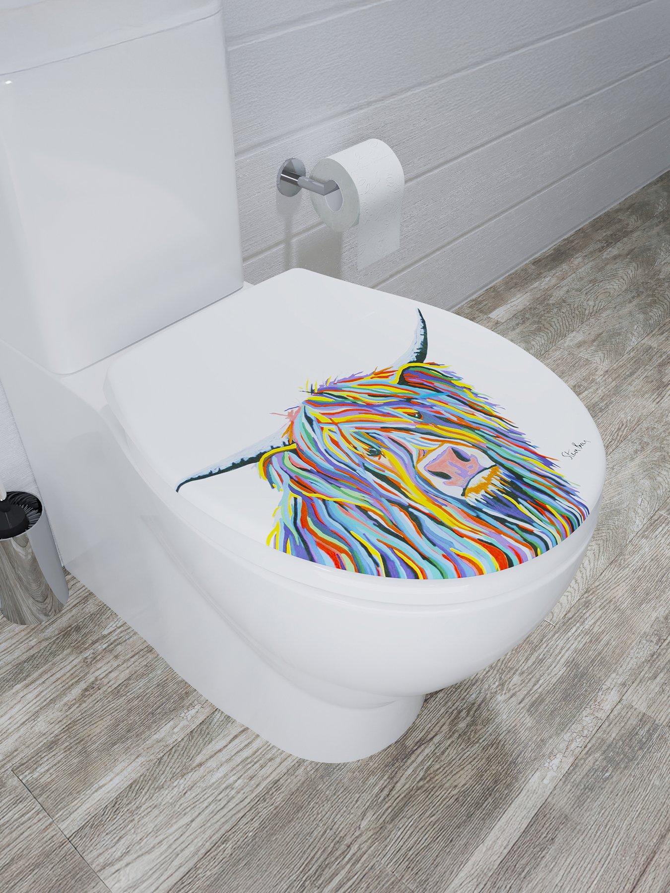 Image 1 of 6 of Croydex Steven Brown Toilet Seat - Angus McCoo
