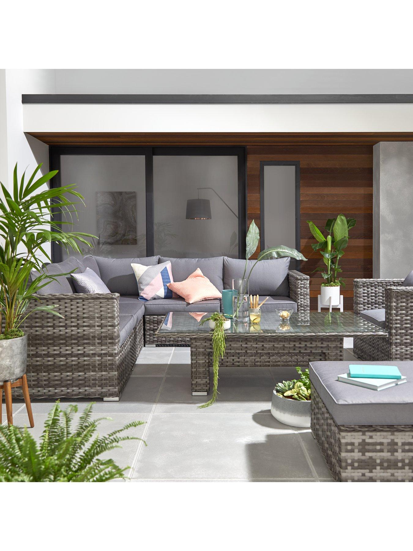 Very Home Aruba 6Seater Corner Sofa Set With Chair, Footstool And