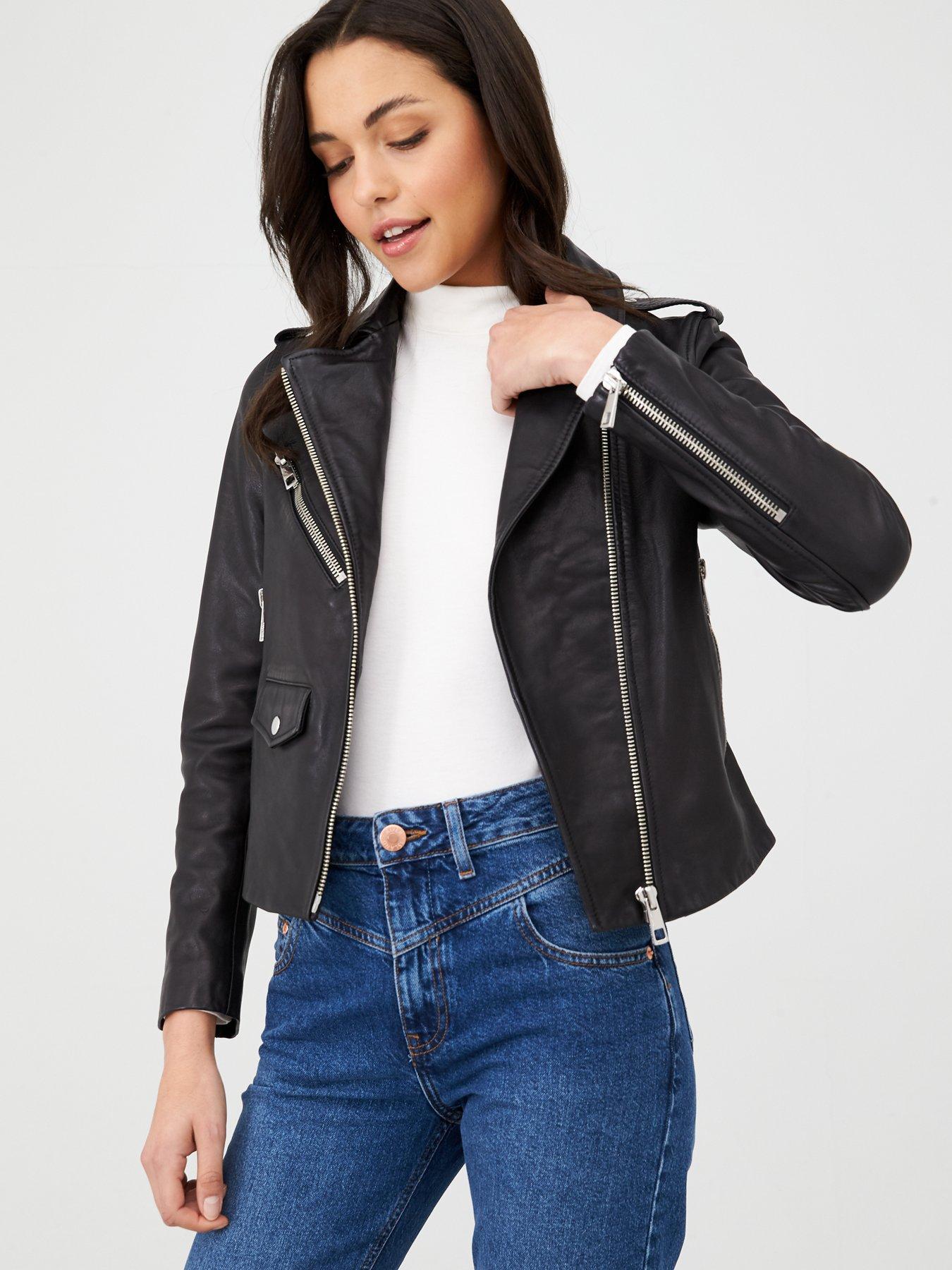 whistles agnes leather jacket review