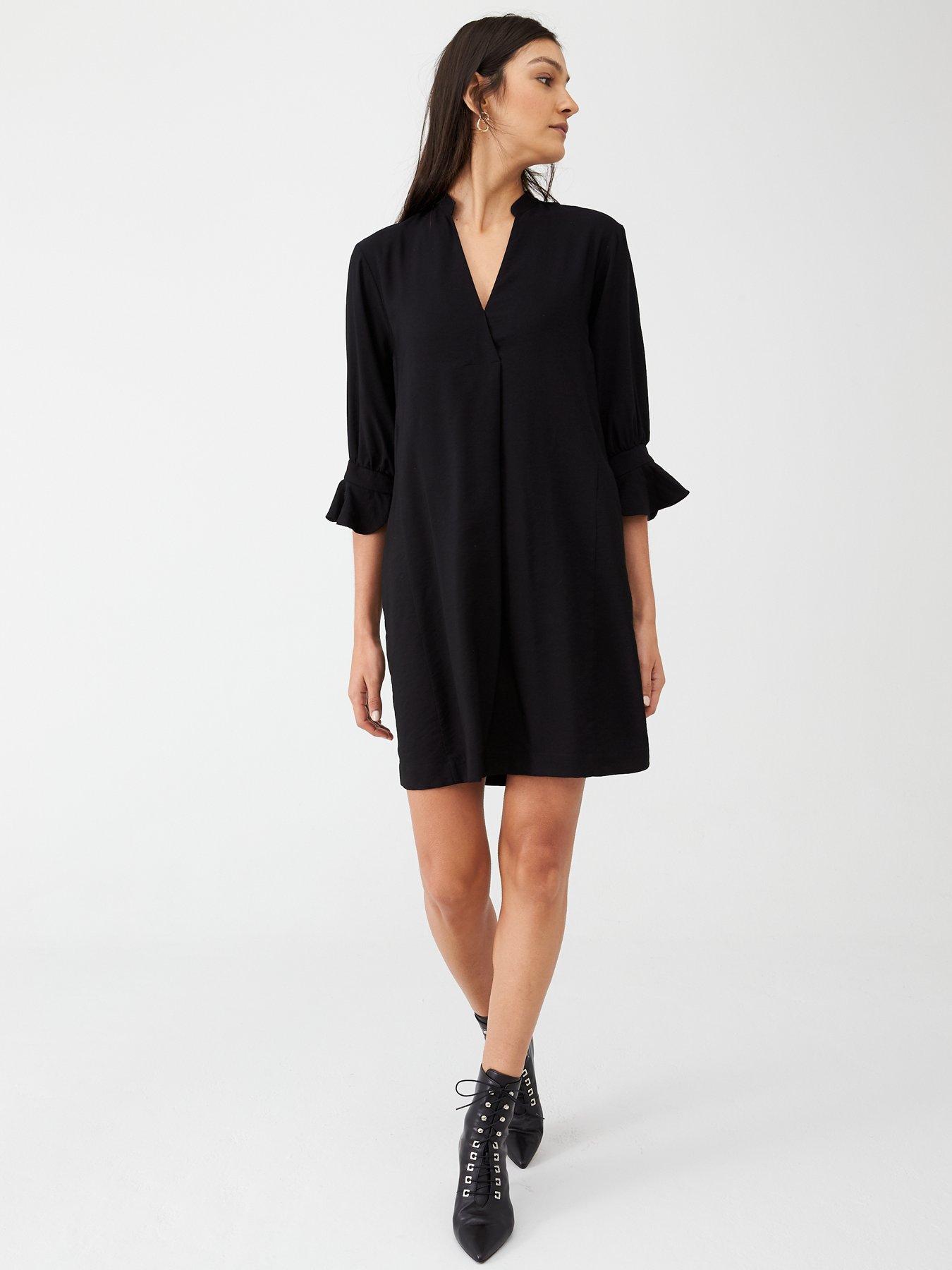 whistles black dress