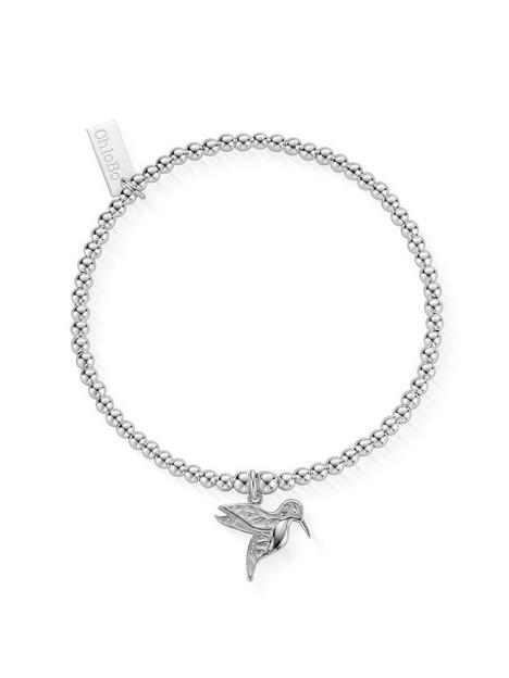 chlobo-sterling-silver-cute-charm-hummingbird-bracelet