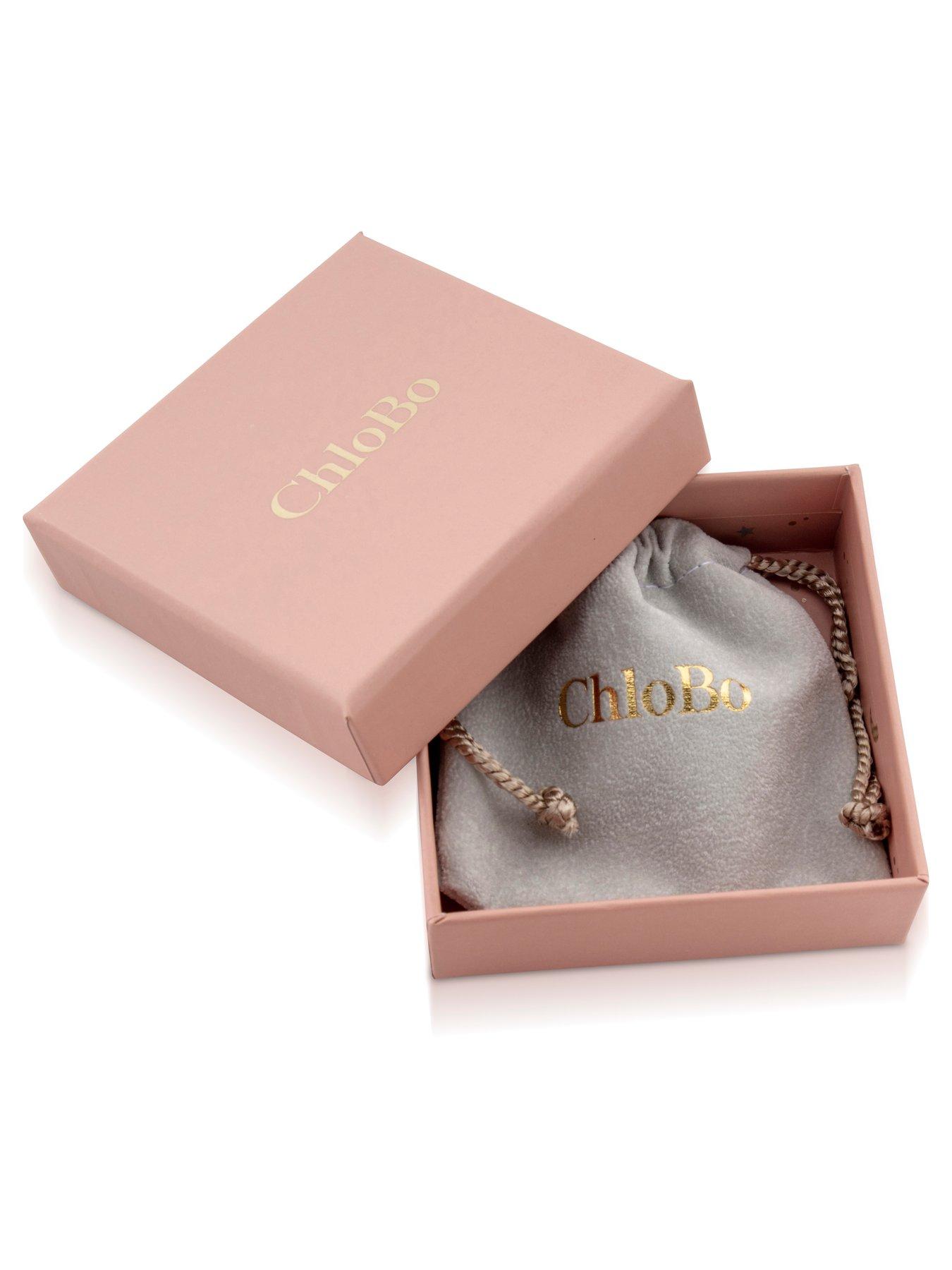 Image 4 of 5 of ChloBo Sterling Silver Mini Noodle Cube Small Open Star Charm Bracelet