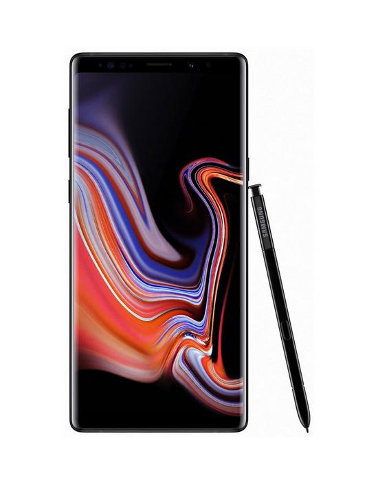 front image of premium-pre-loved-refurbished-samsung-galaxy-note-9-black