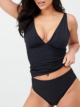 V by Very V By Very Shapewear Tankini Top - Black Picture