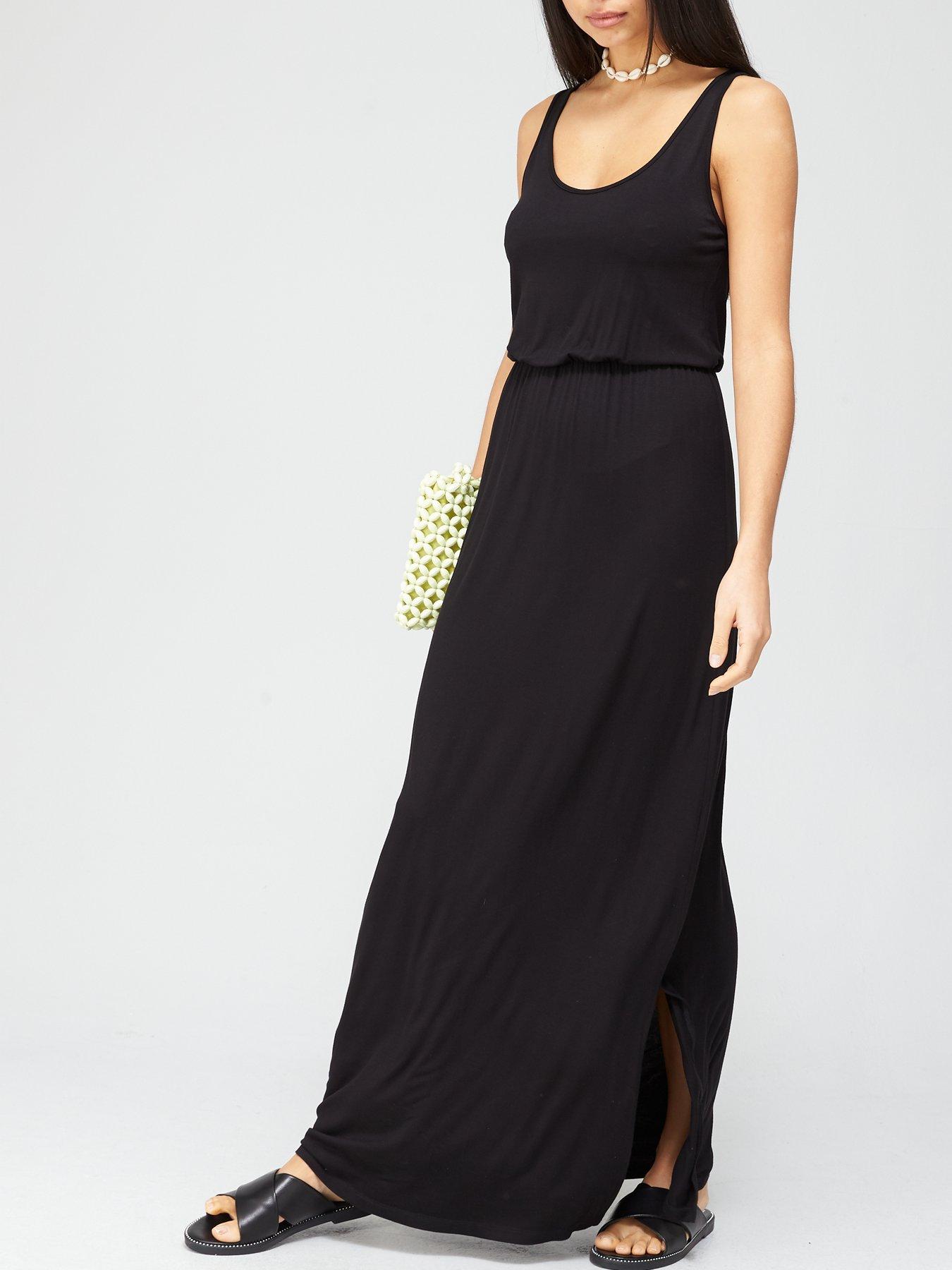 v by very black dress