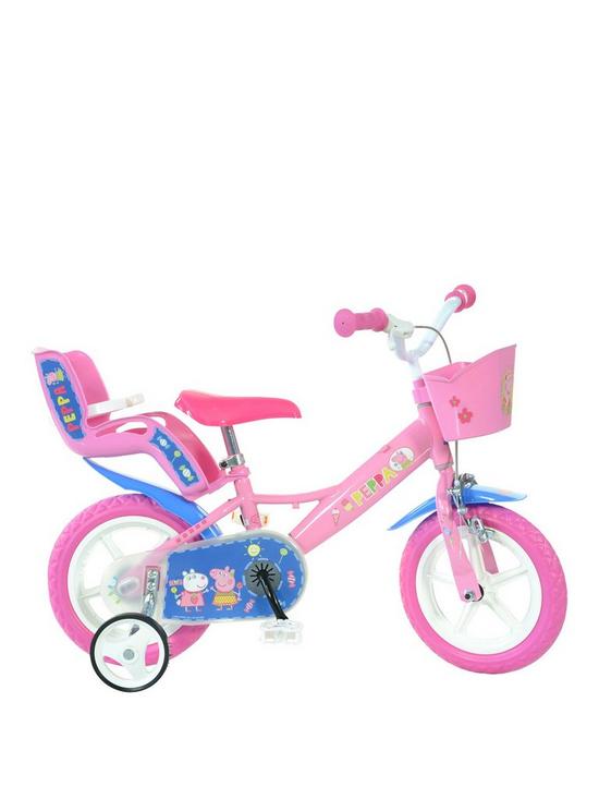 front image of peppa-pig-12inch-bike